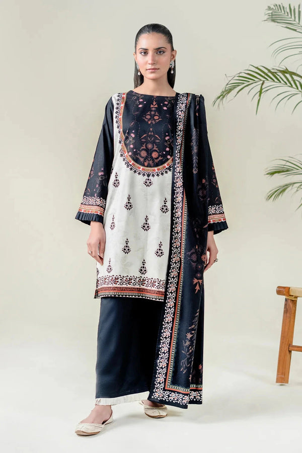 3PC Stitched Printed Lawn Suit | RTW-KLA-3884