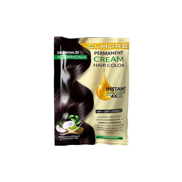 Elmore Advanced Cream Hair Color 30 Dark Brown