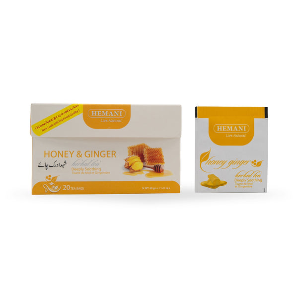 Hemani Herbal Tea Honey & Ginger 40Gm