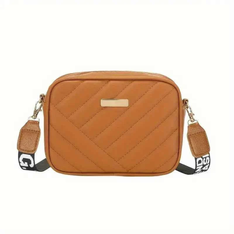 Elorina Luxe Crossbody Bag for Women in Pakistan | Nayab Khatoon camel