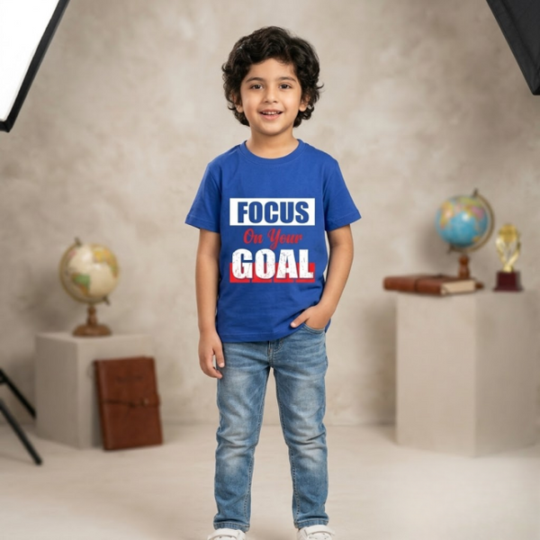 Focus on Goal PrintedT-shirt