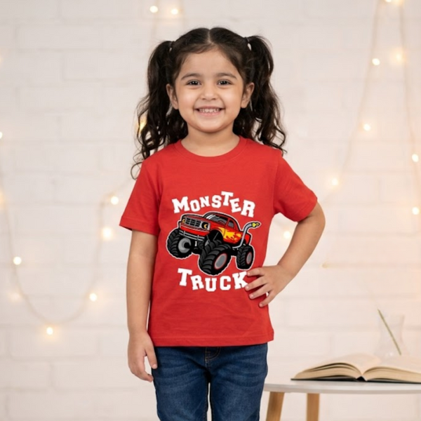 Monster Truck Kids T-Shirt