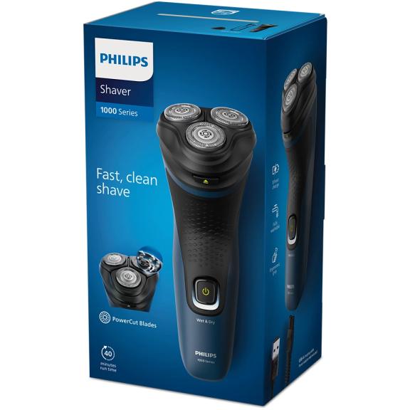 S1121/40 Shaver series 1000 Wet or Dry electric shaver