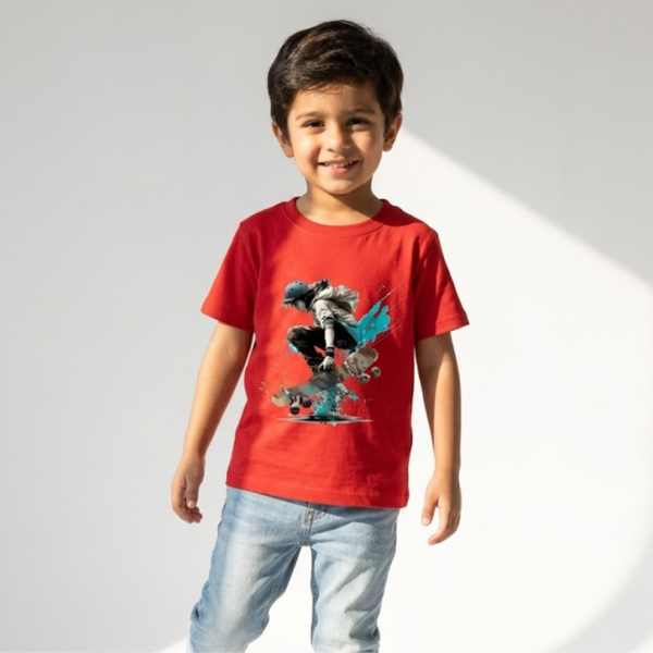 The kickflip Red T-shirt