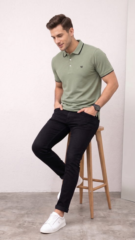 Wearist Classic Fit Polo Shirt – Dusty Olive