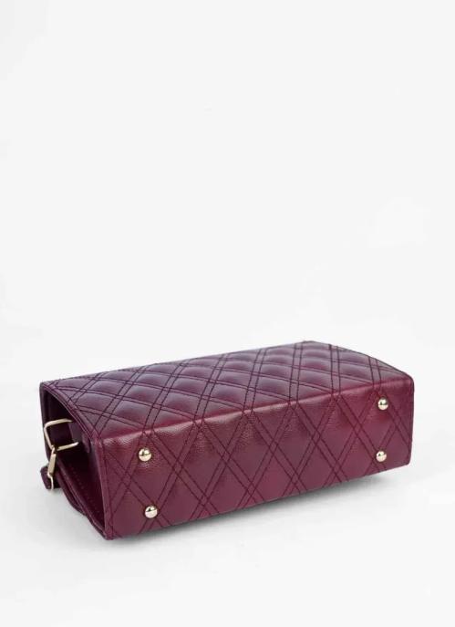 Elegant Quilted HAR-4 for Women HandBag maroon