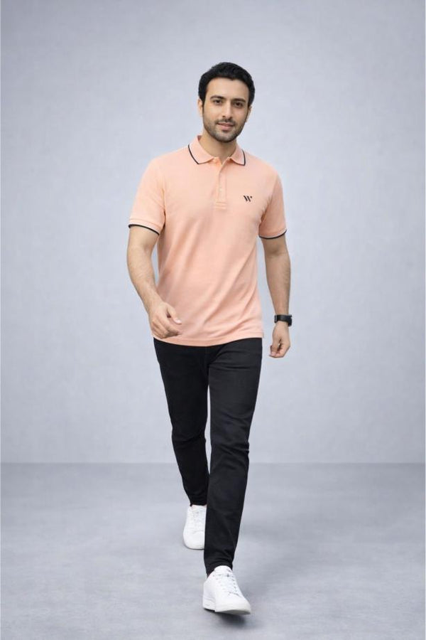 Wearist Classic Fit Polo Shirt – Peach